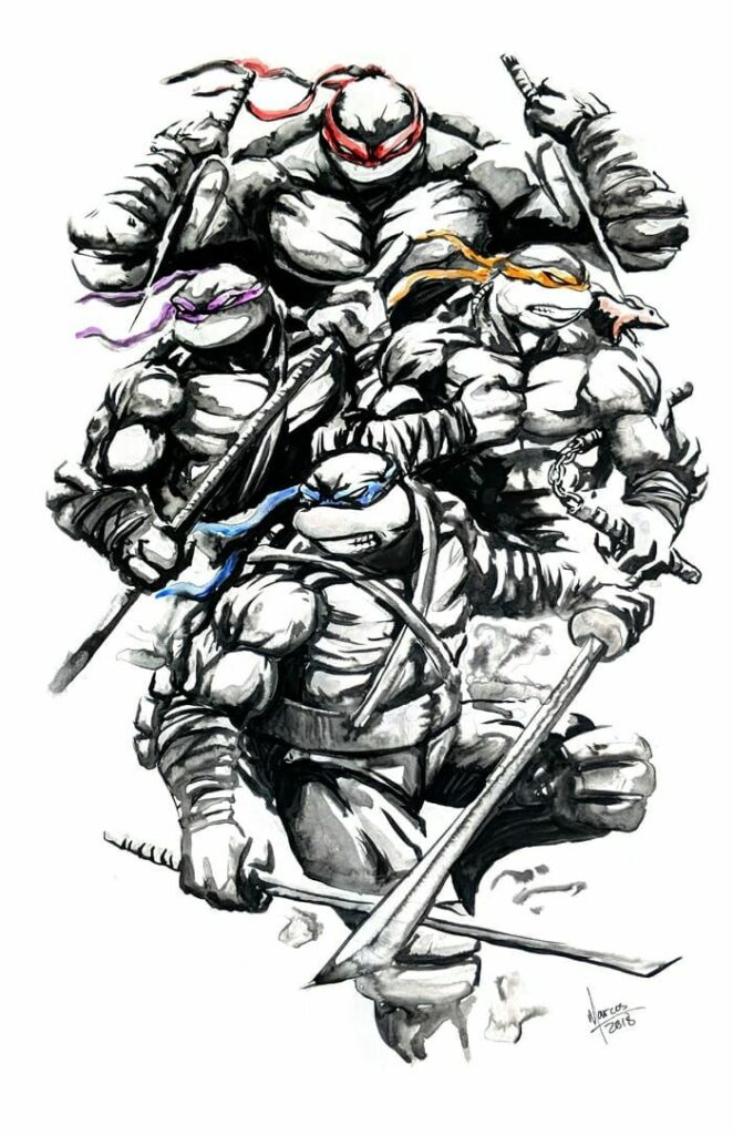 Teenage Mutant Ninja Turtle Tattoos 77