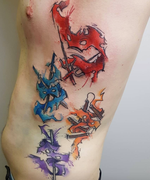 Teenage Mutant Ninja Turtle Tattoos 8