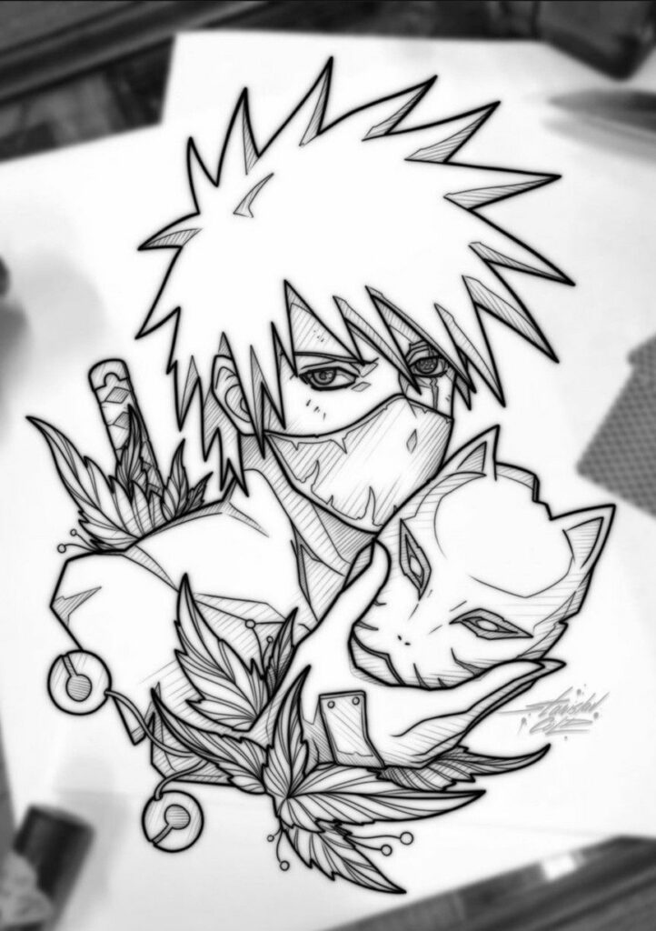 Kakashi Tattoos 73