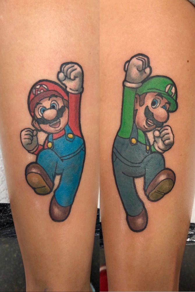 Luigi Tattoo 100 1
