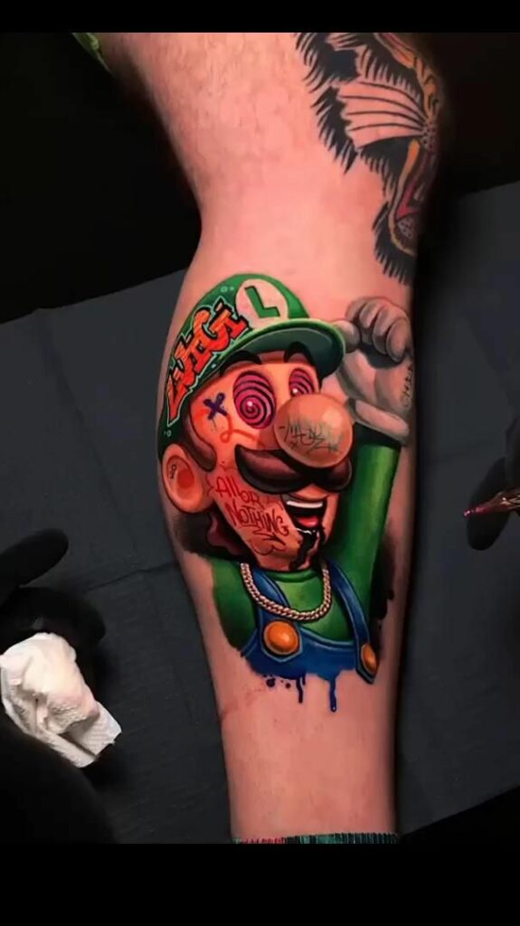Luigi Tattoo 158