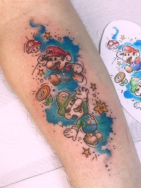 Luigi Tattoo 165