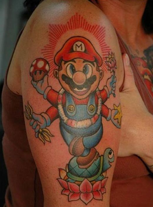 Luigi Tattoo 166