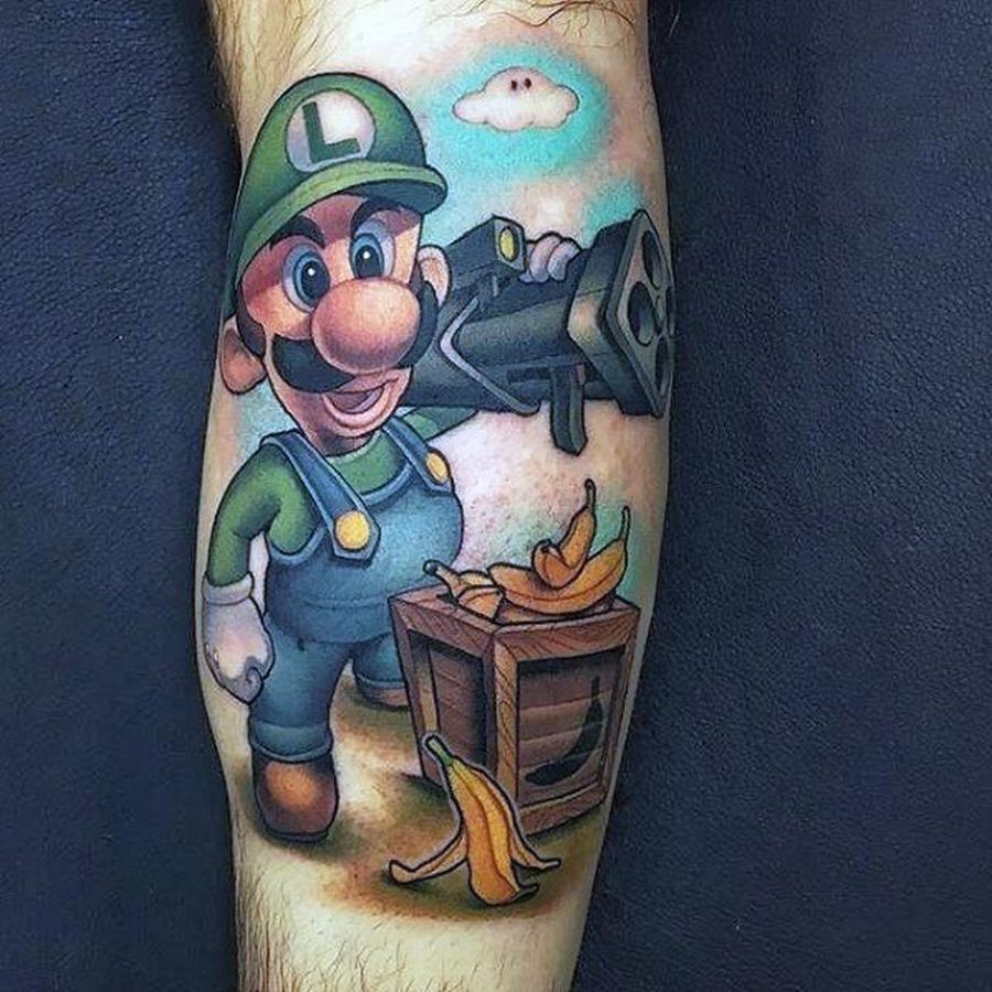 Luigi Tattoo 34 1