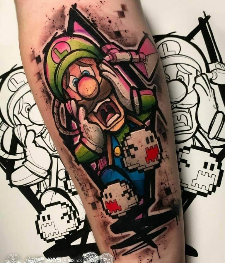 Luigi Tattoo 44 1