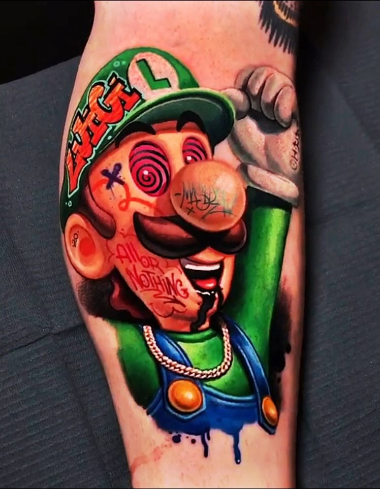 Luigi Tattoo 81 1