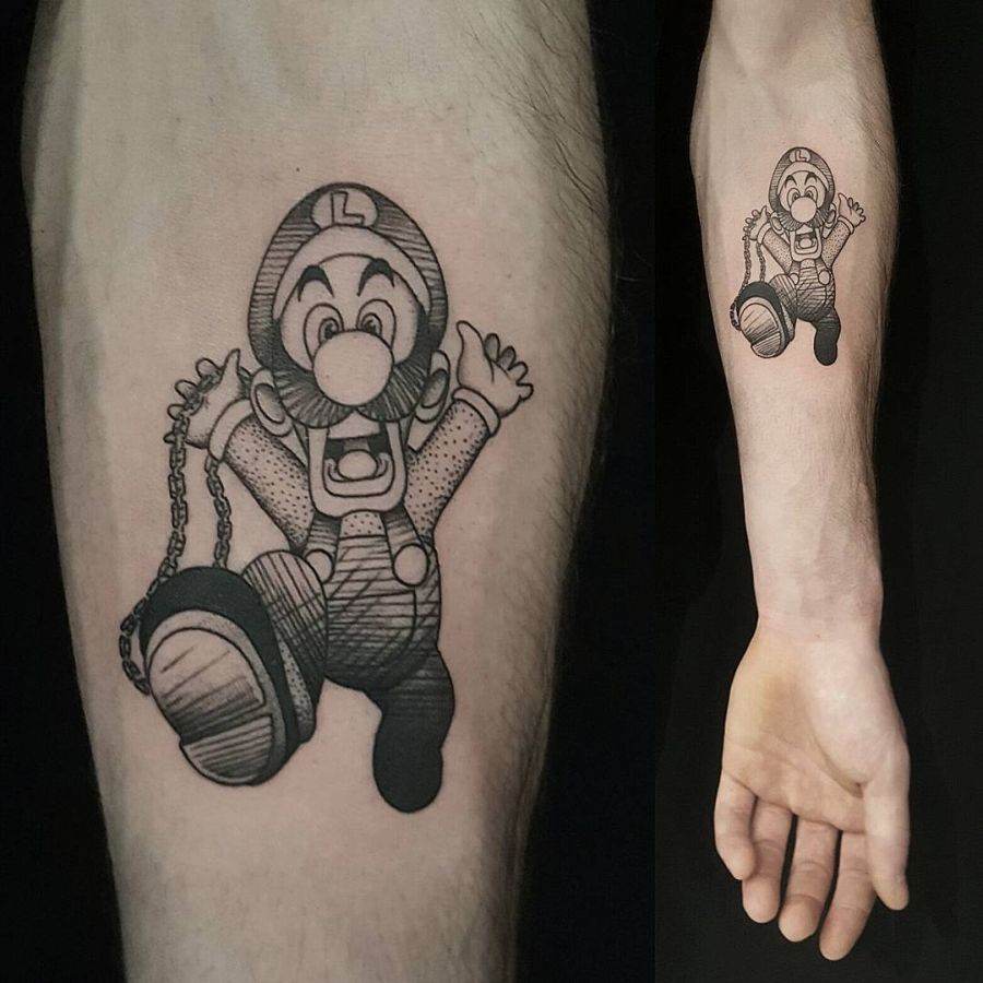 Luigi Tattoo 86 1