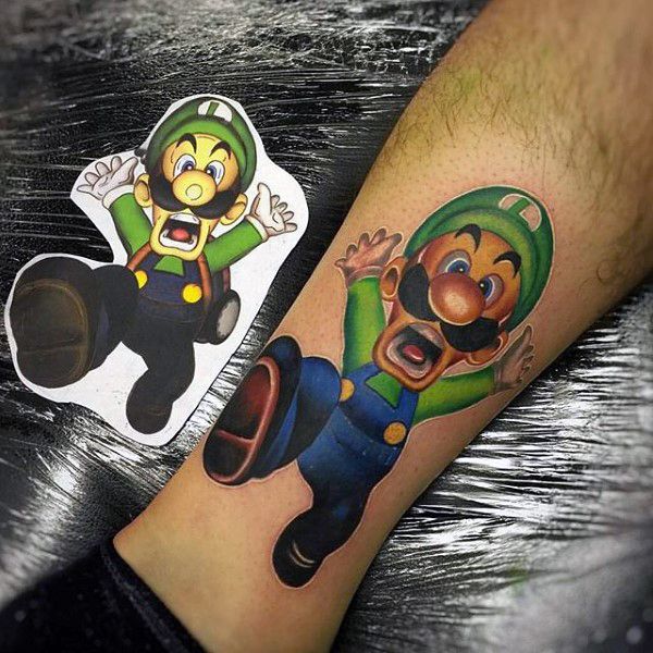 Luigi Tattoo 93 1