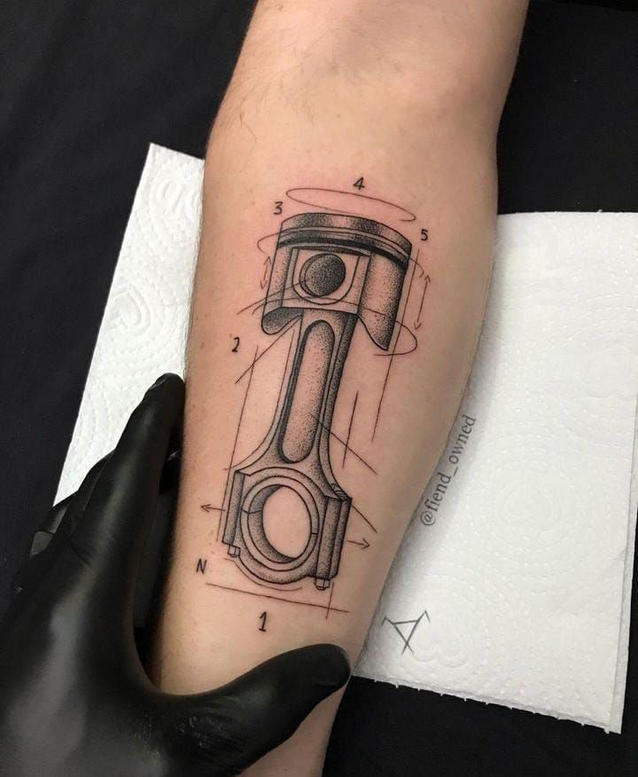 Piston Tattoo 124