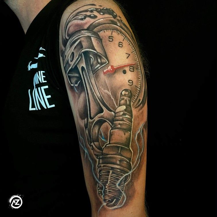 Piston Tattoo 129