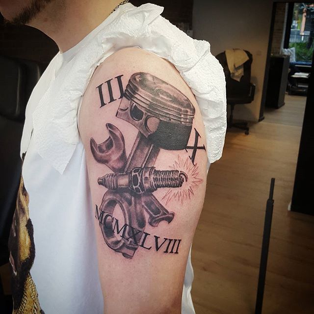 Piston Tattoo 140