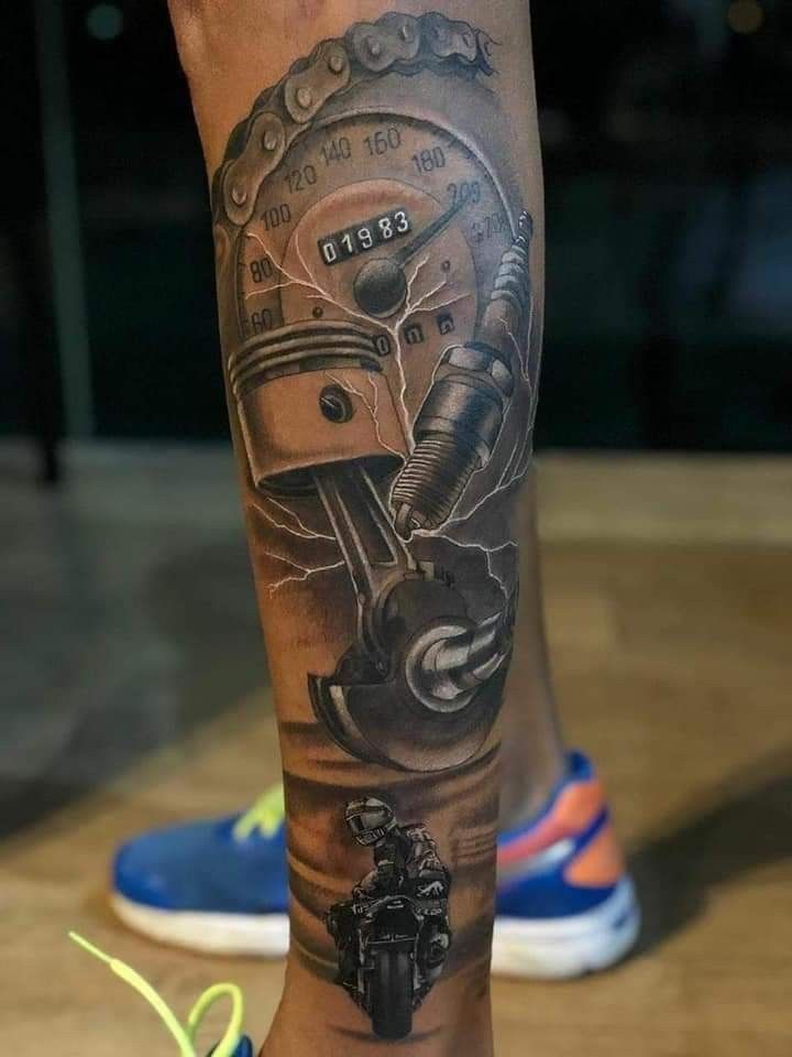 Piston Tattoo 150