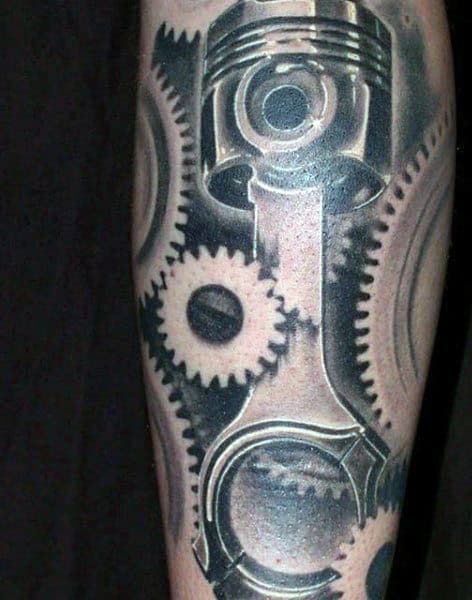 Piston Tattoo 190