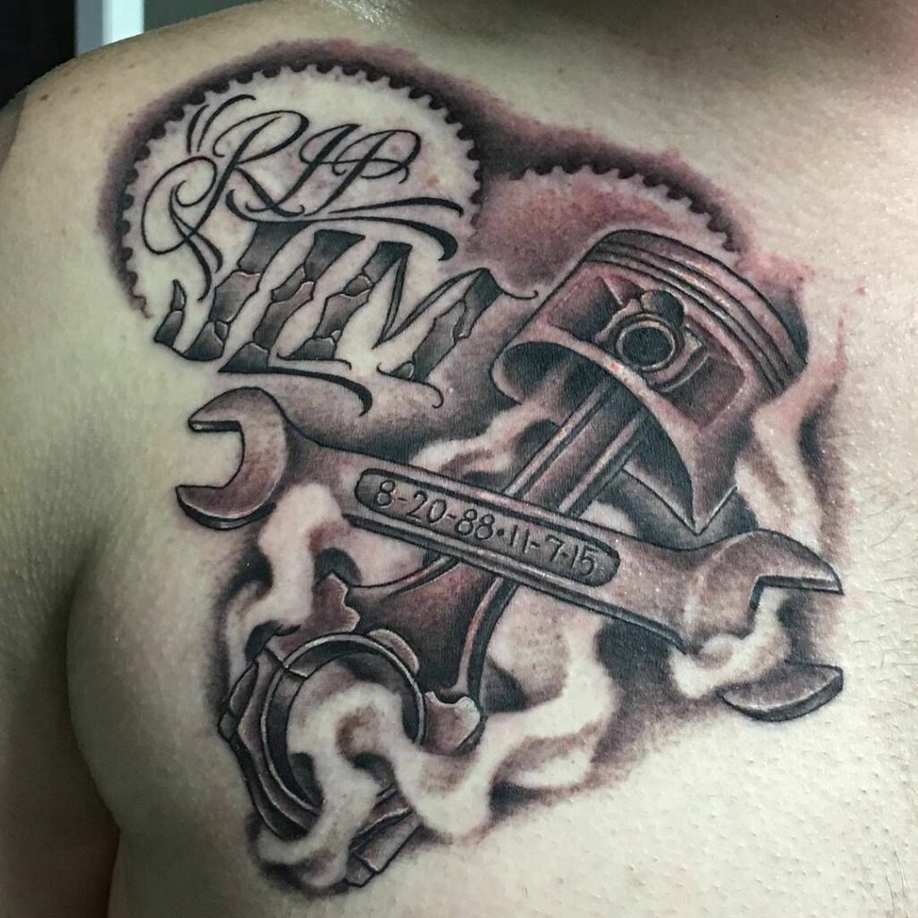 Piston Tattoo 38