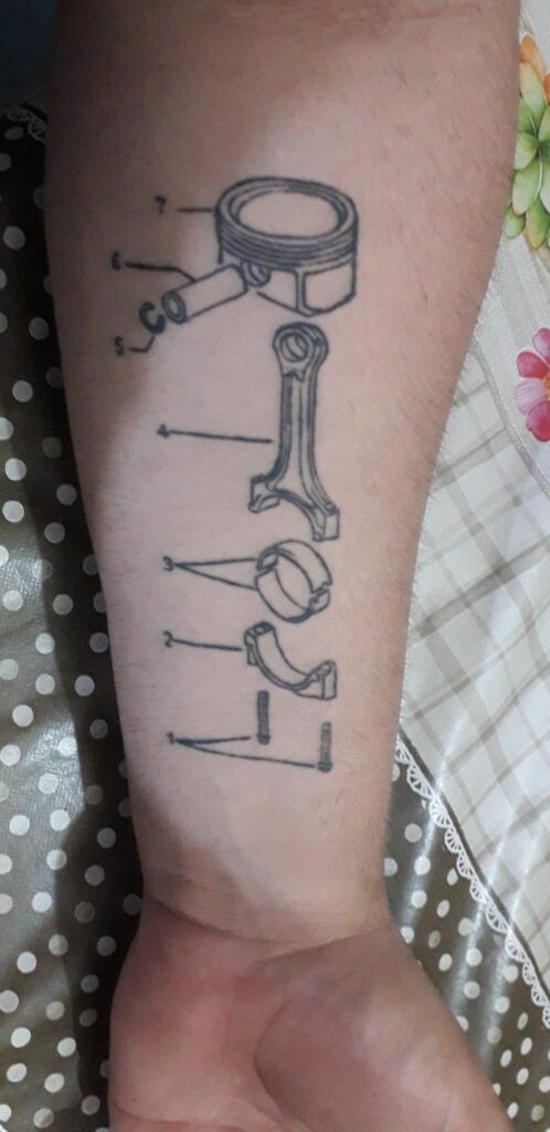 Piston Tattoo 40