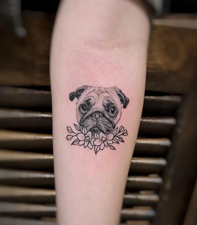 Pug Tattoos 106