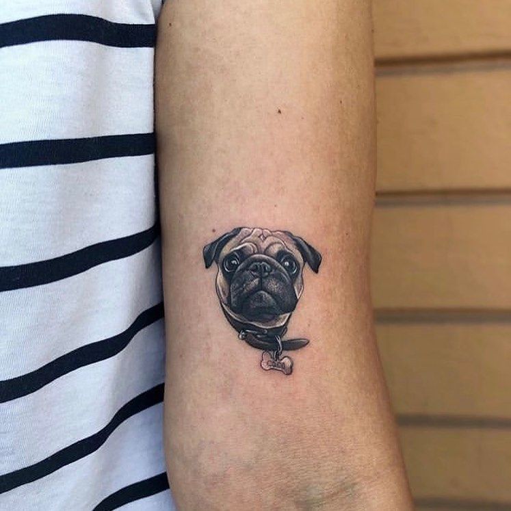 Pug Tattoos 107