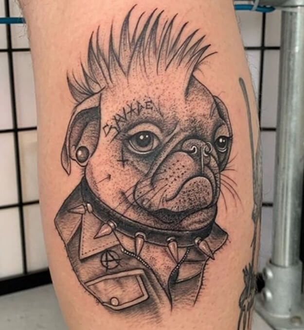 Pug Tattoos 114