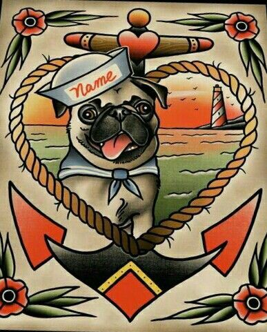 Pug Tattoos 133