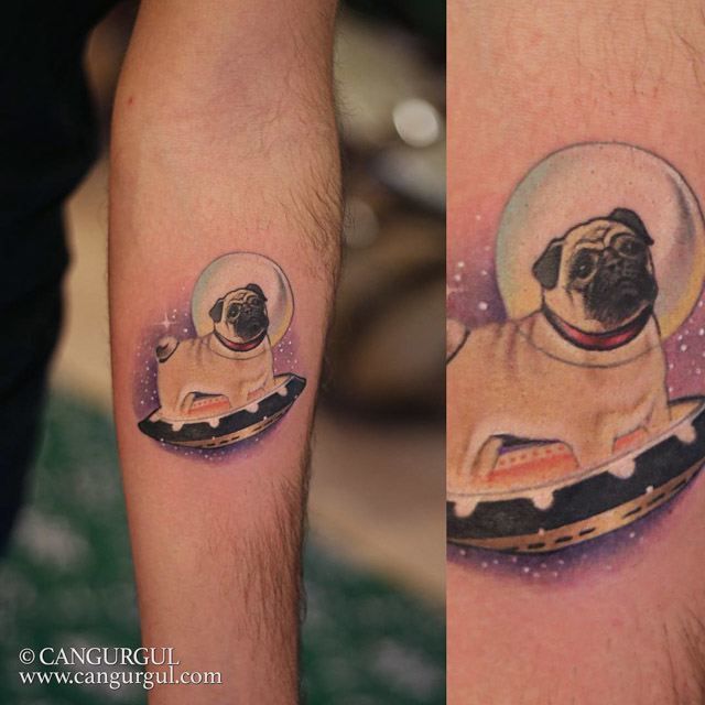 Pug Tattoos 141