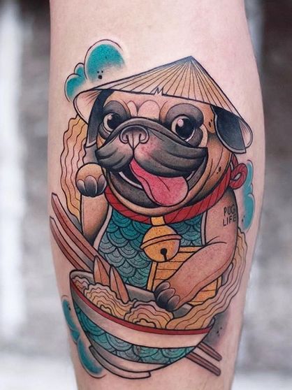 Pug Tattoos 156