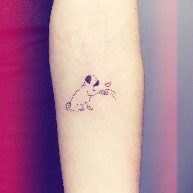 Pug Tattoos 194
