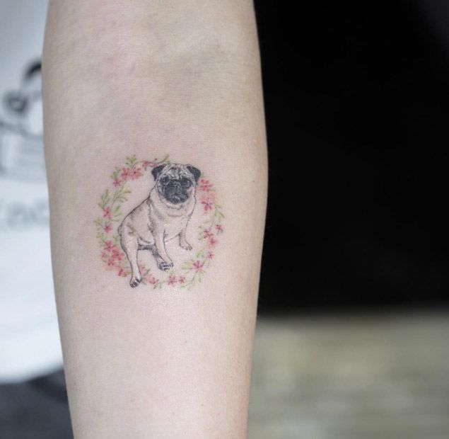 Pug Tattoos 199