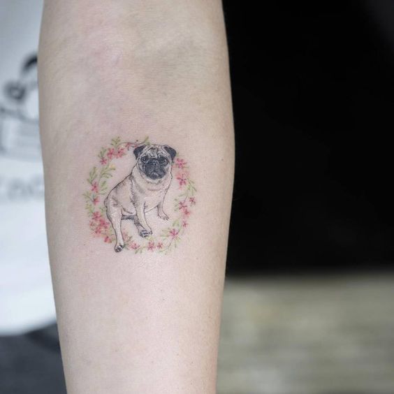 Pug Tattoos 212