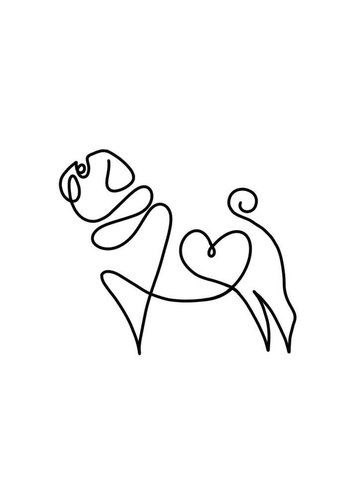 Pug Tattoos 220
