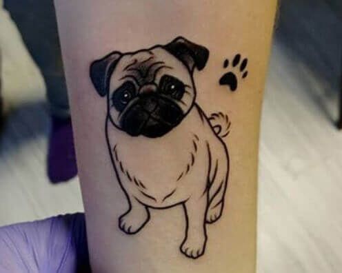 Pug Tattoos 226
