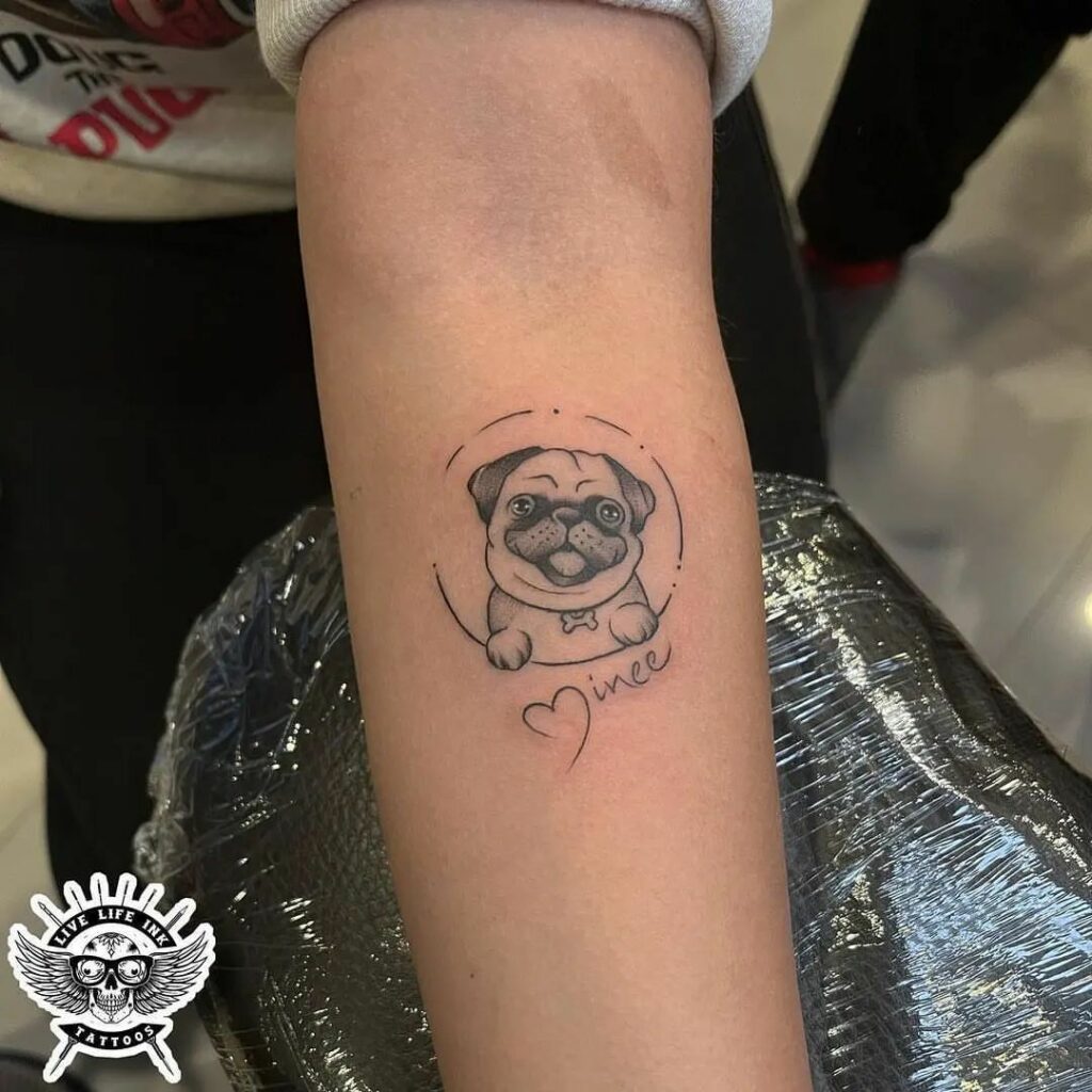 Pug Tattoos 35