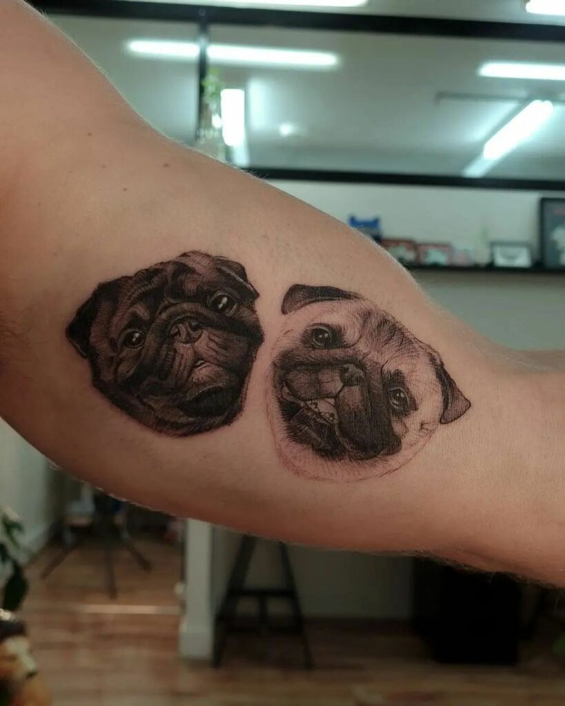 Pug Tattoos 49