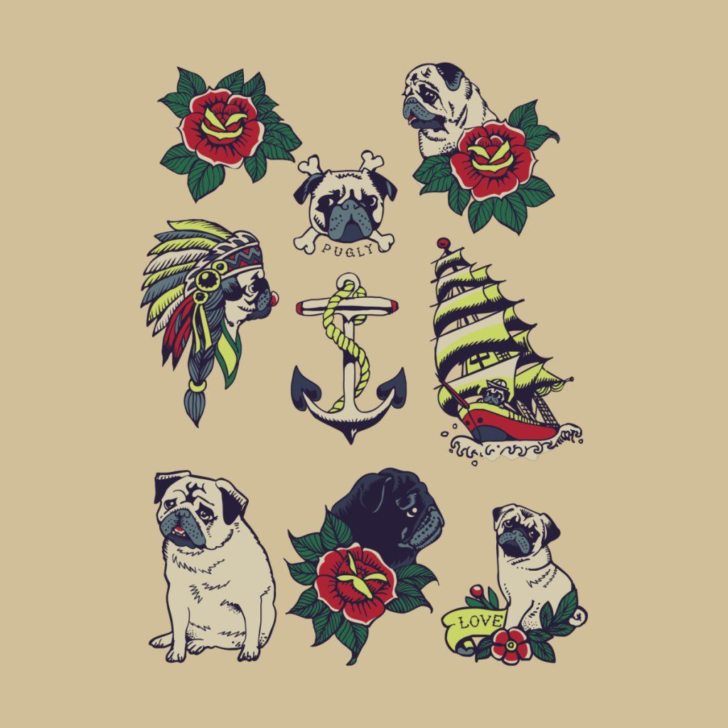 Pug Tattoos 56