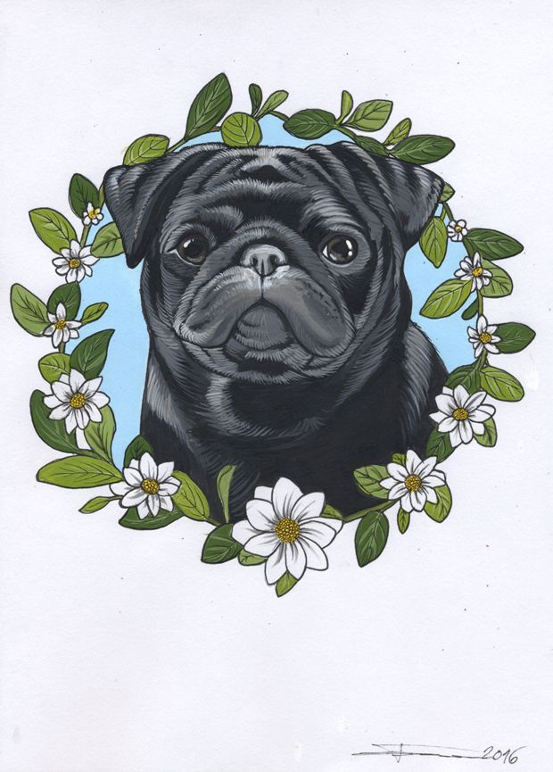 Pug Tattoos 82