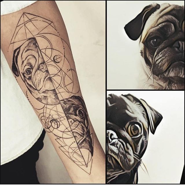 Pug Tattoos 97