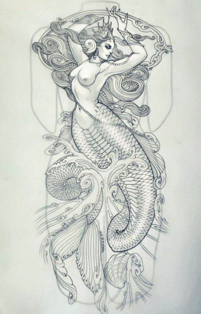 Siren Tattoo 77