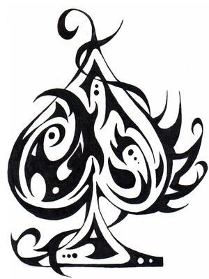 Spade Tattoo 185 1