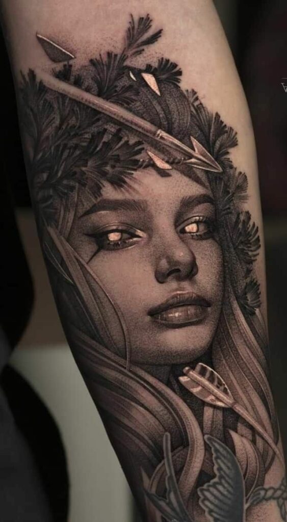 Aphrodite Tattoo 132