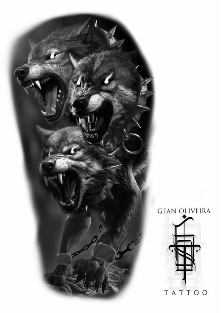 Cerebrus Tattoo 108