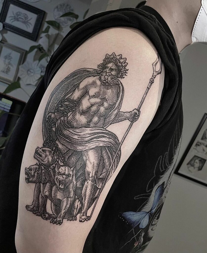 Cerebrus Tattoo 14