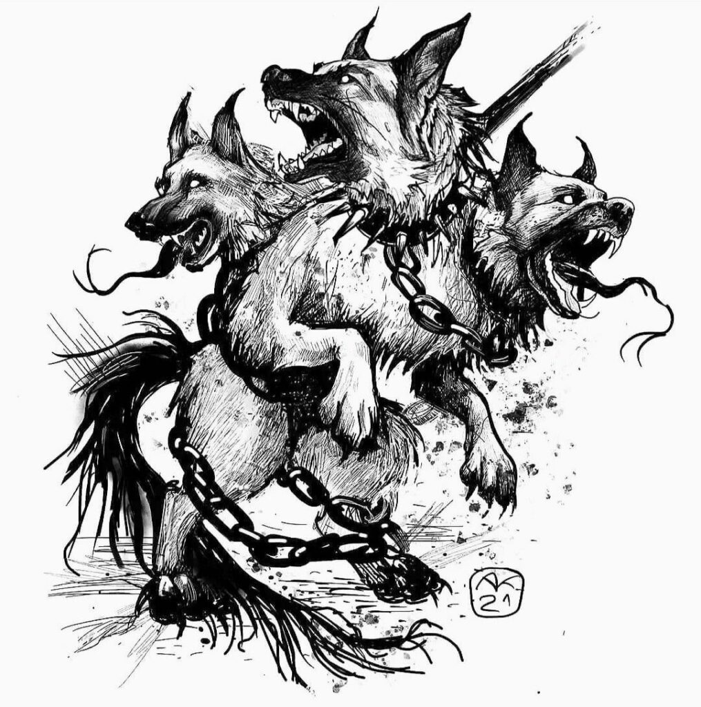 Cerebrus Tattoo 20