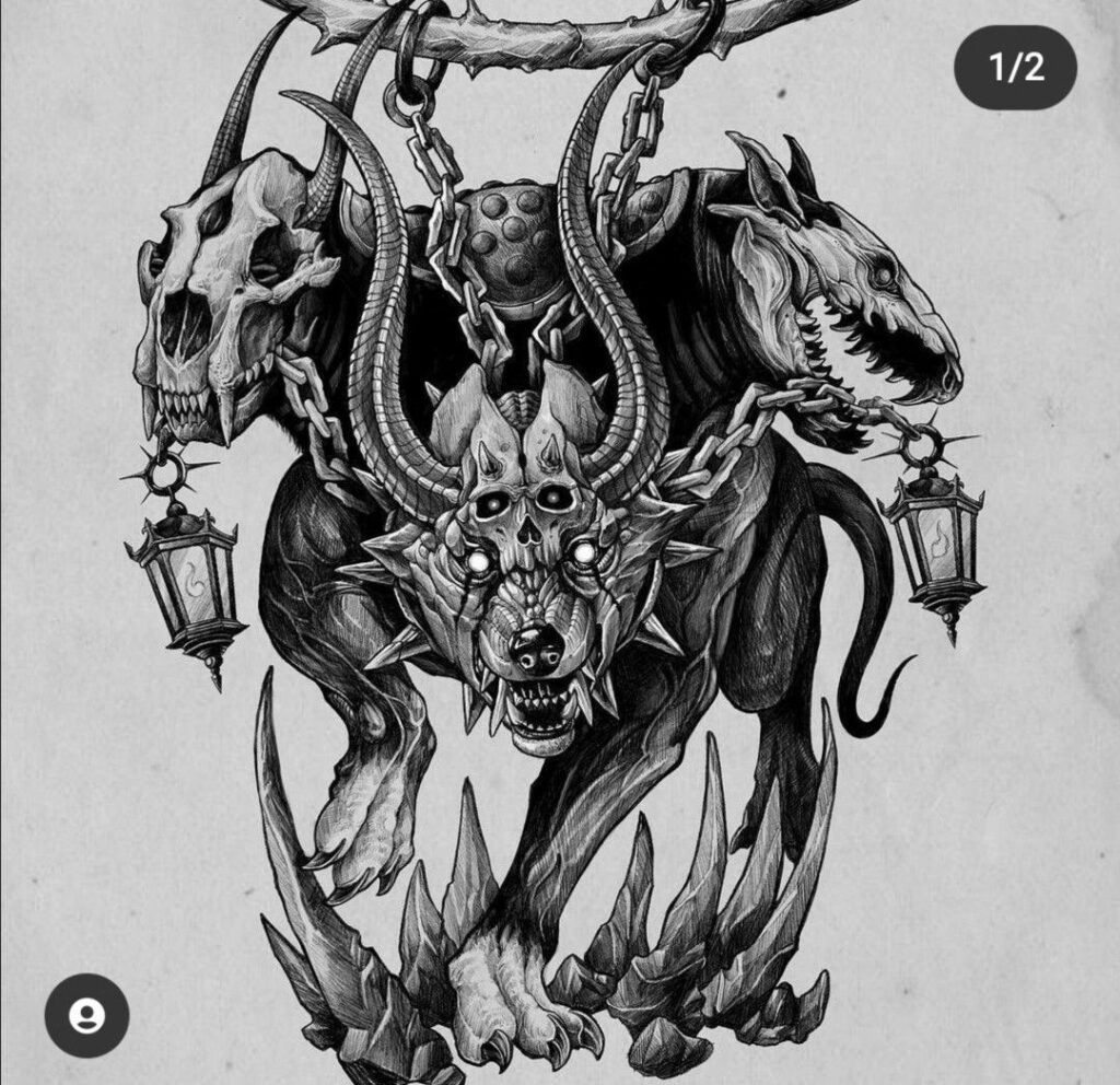 Cerebrus Tattoo 22