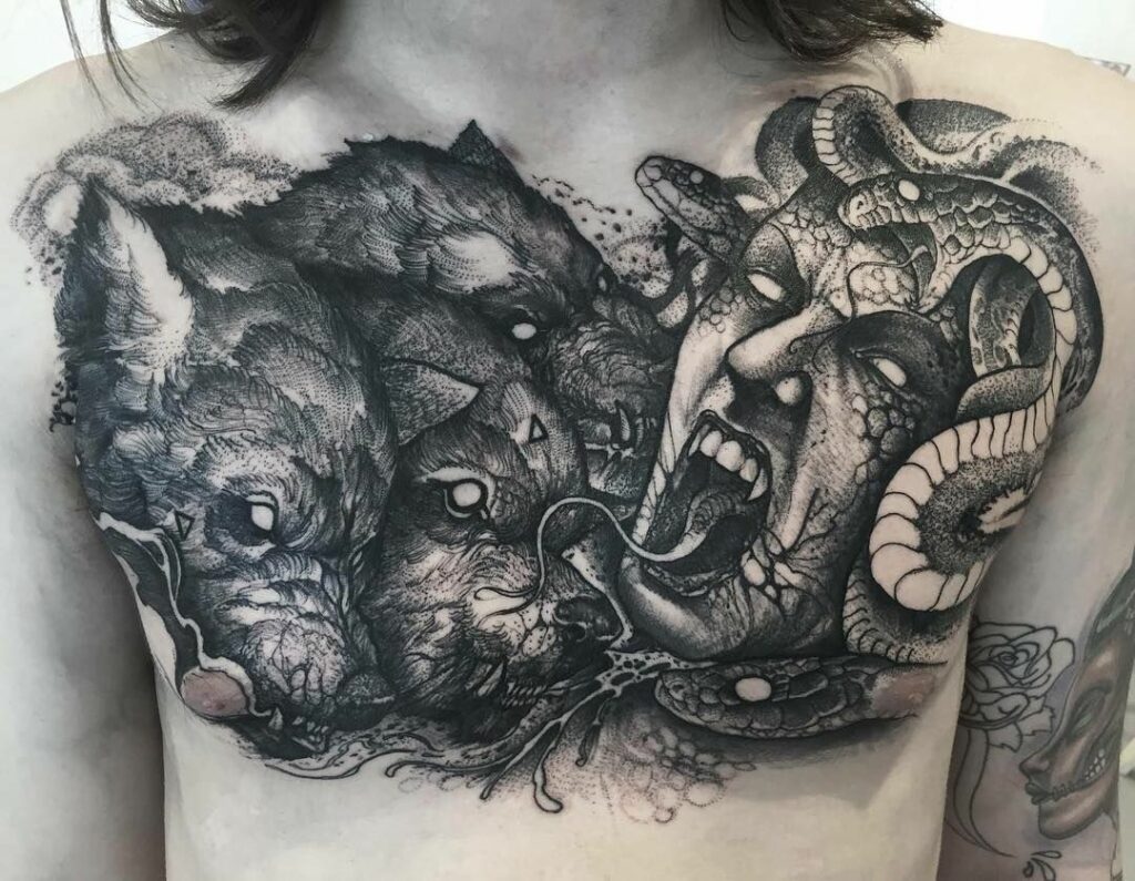 Cerebrus Tattoo 31
