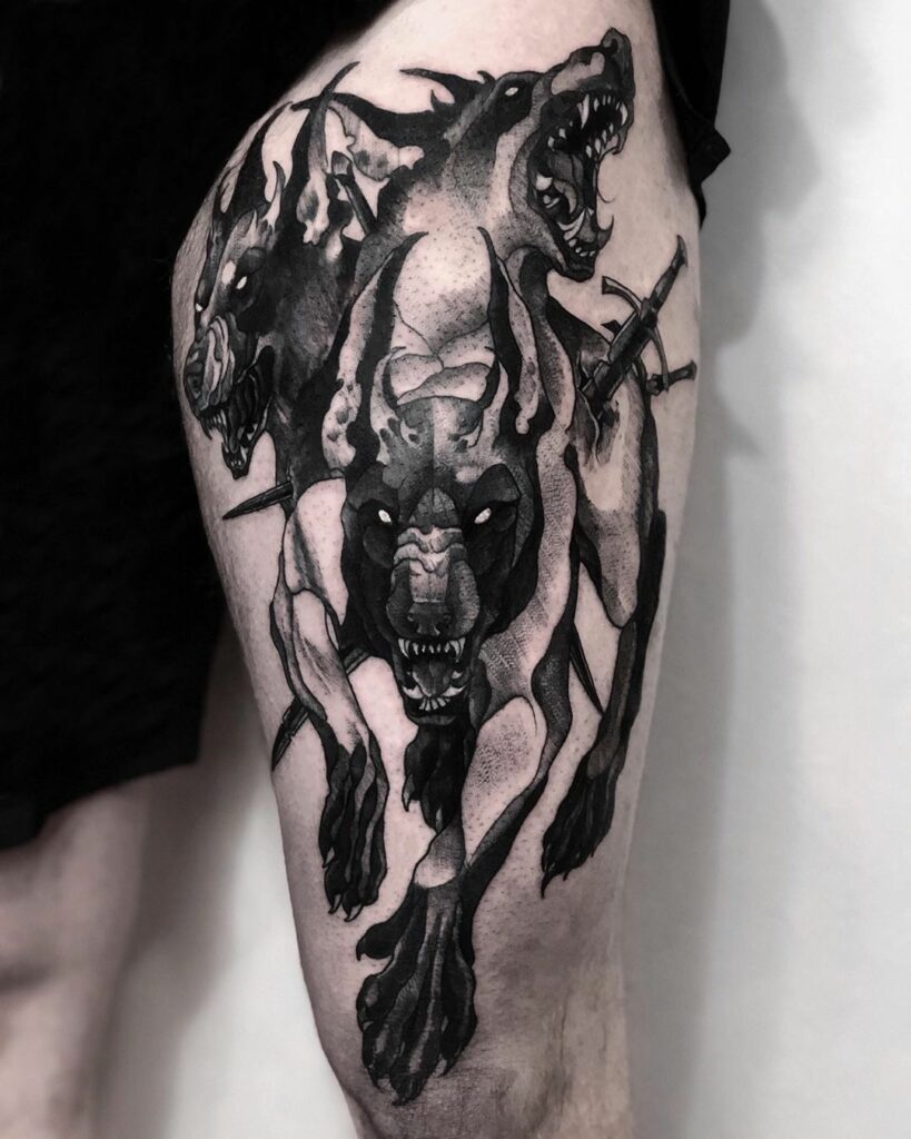 Cerebrus Tattoo 34