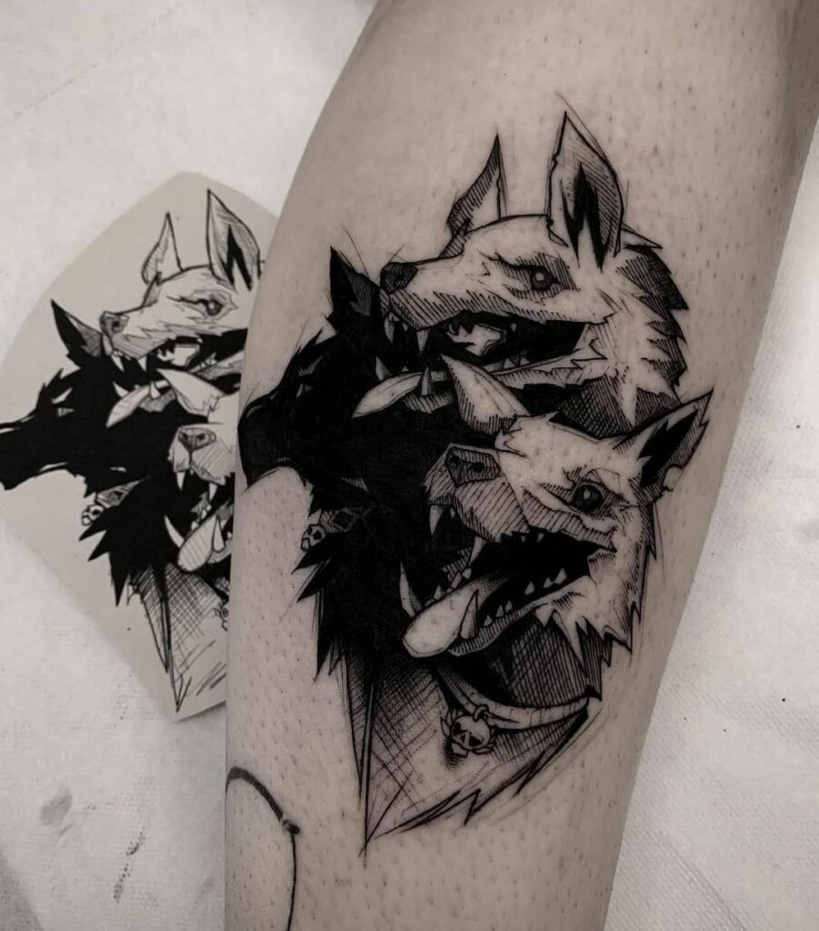 Cerebrus Tattoo 55