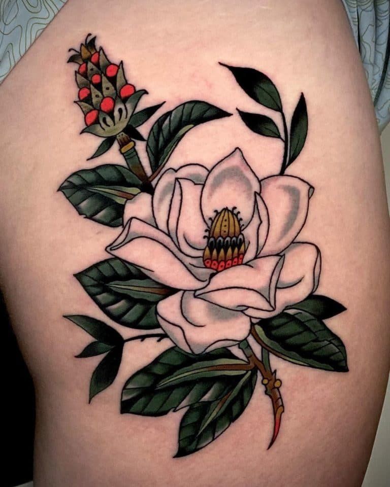 Magnolia Tattoo 107