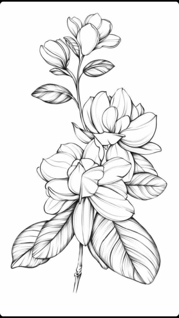 Magnolia Tattoo 118