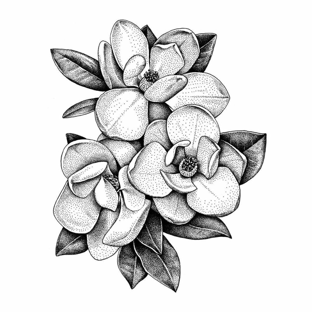 Magnolia Tattoo 15