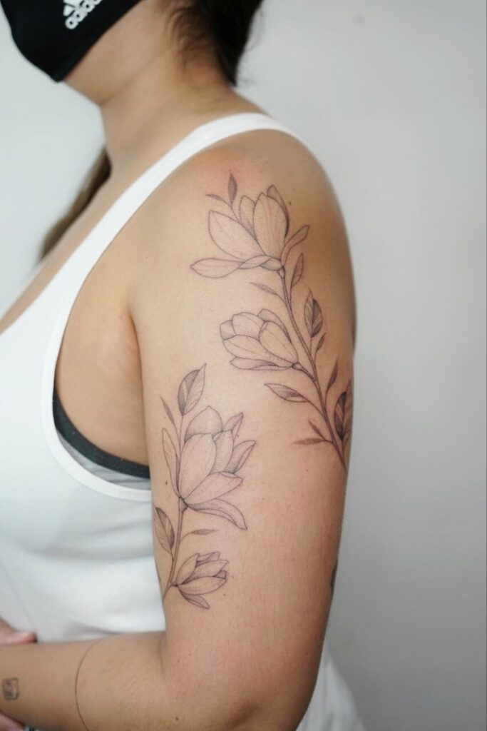 Magnolia Tattoo 156