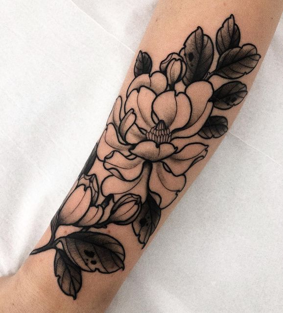 Magnolia Tattoo 179